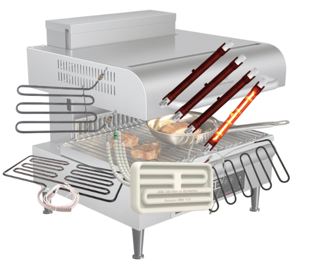 Sanvi Heat, we manufacture and supply high-performance industrial and commercial heating components. Trusted across Europe and the Middle East, we provide Qatar's food service and hospitality industries with premium replacement parts and fast local delivery to keep your kitchen running smoothly